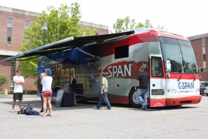 C-SPAN Campaign 2012 Bus visits WCU