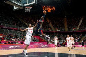 Mens basketball team bounces Tunisia in second game of Olympics