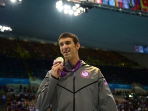 Phelps goes out in style