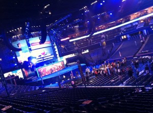 DNC unveils Charlotte stage ahead of convention