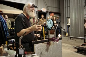 Glassblowing artist Fritz Dreisbach visits WCU