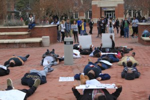 WCU students protest police brutality
