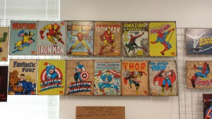 Some of the more well known comics were present as well as others. Photo taken by Becca Roberts.