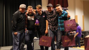Winners of the first ever Battle of the Bands competition, Fault Union. Photo taken by Rebecca Romo.