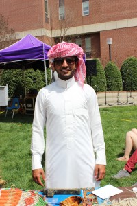 Saleh Almuhamidh [Hoota] in traditional Saudi Arabian vestments.