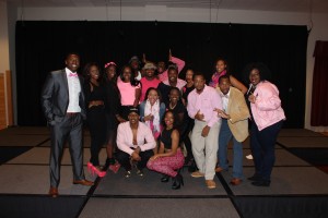 WCU students walk the runway for breast cancer awareness