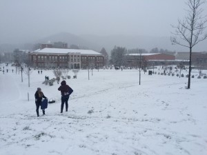 First snow closes WCU on last day of classes