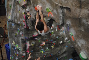Staff Writer takes on Base Camp Cullowhee’s rock wall