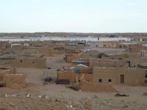 Sahrawi refugee camp. Photo provided by Booth. 