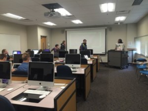 Photo taken during a communications class at WCU. Photo by: Julia Hudgins 