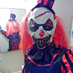 The clown costume worn by Turner. Photo taken from The Sylva Herald. 