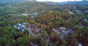 Arial view of Ledbetter Road. Photo from The Sylva Herald.