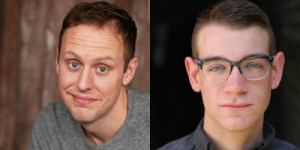 Adam Archer and Danny Catlow of Second City's "Free Speech (While Supplies Last)," images via Second City