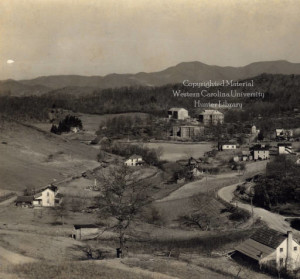 Old photo of campus could date back to as early as 1920s. Photo courtesy of Special Collections, Hunter Library, WCU.