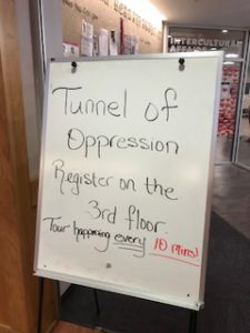 WCU hosts the Tunnel of Oppression