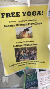 Relieve the stress of finals with yoga