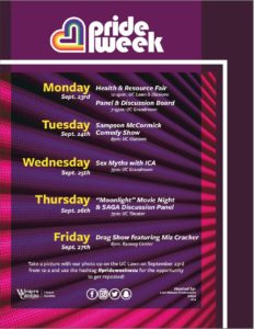 Get ready for first PRIDE week at WCU
