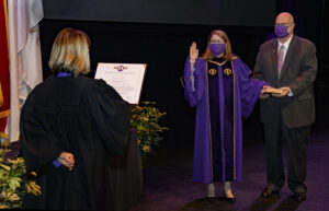 Chancellor takes oath of office, outlines WCU priorities for new academic year shaped by pandemic