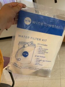 Western Carolina University students building water filters to learn about global water crisis