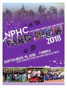 NPHC’s upcoming Yard Show for the homecoming celebrations