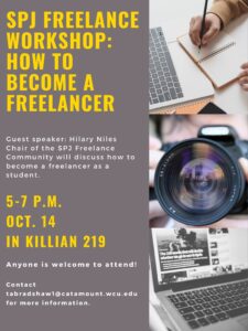 Want to learn how to lend a freelancing gig? Come and learn from SPJ freelance workshop