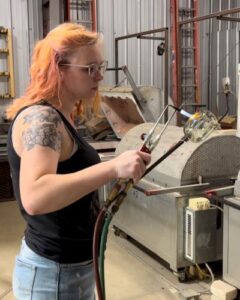 Local glass blower shows us how it’s done