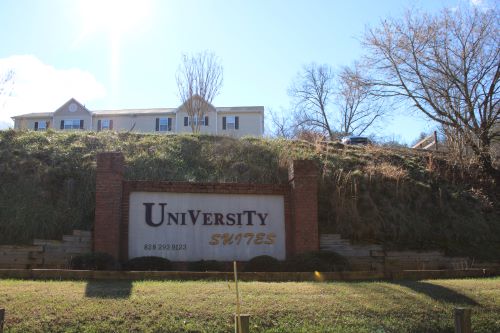 University Suites entrance