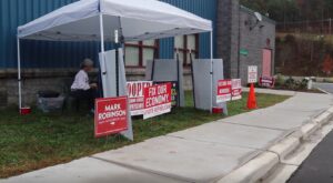 Election day in Western North Carolina