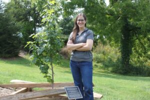 Seed journeyed through space before landing as sapling at WCU