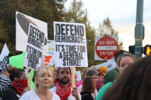 No Kings protest shuts down downtown Asheville