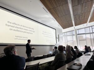 Political identity shapes trust in news, says WCU guest speaker