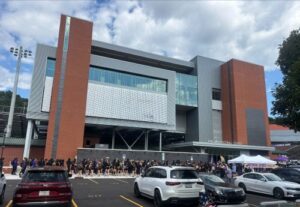 Catamounts debut new press box in season-opening win