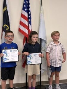 “I Voted” sticker contest recognition