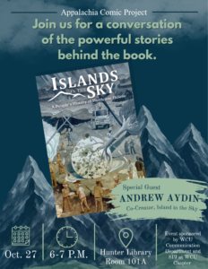 Co-author of Appalachia comic book “Islands in the Sky: A People’s History of Hurricane Helene” Andrew Aydin to speak at WCU