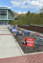 Early voting in the new voting site at WCU HHS building started with high numbers